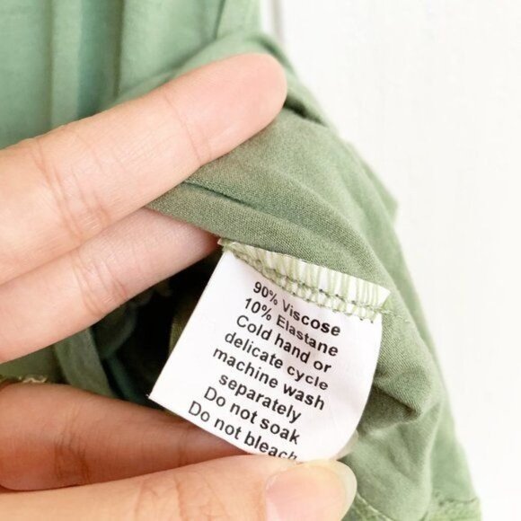 Ava Sky Hawaii Green Soft Racerback Tank Top Women's Size Small S - Picture 5 of 5